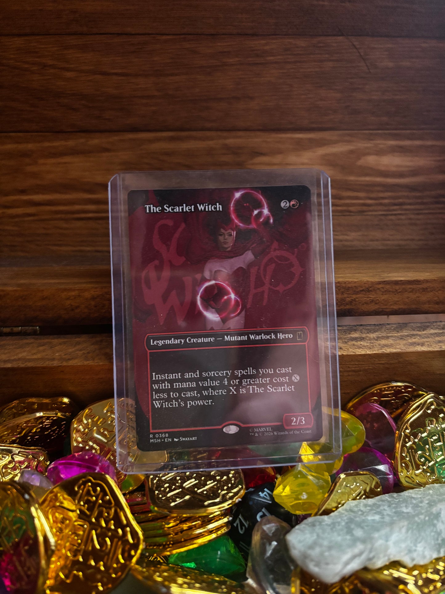 MTG: The Scarlet Witch, boarderless, Marvel Superheroes