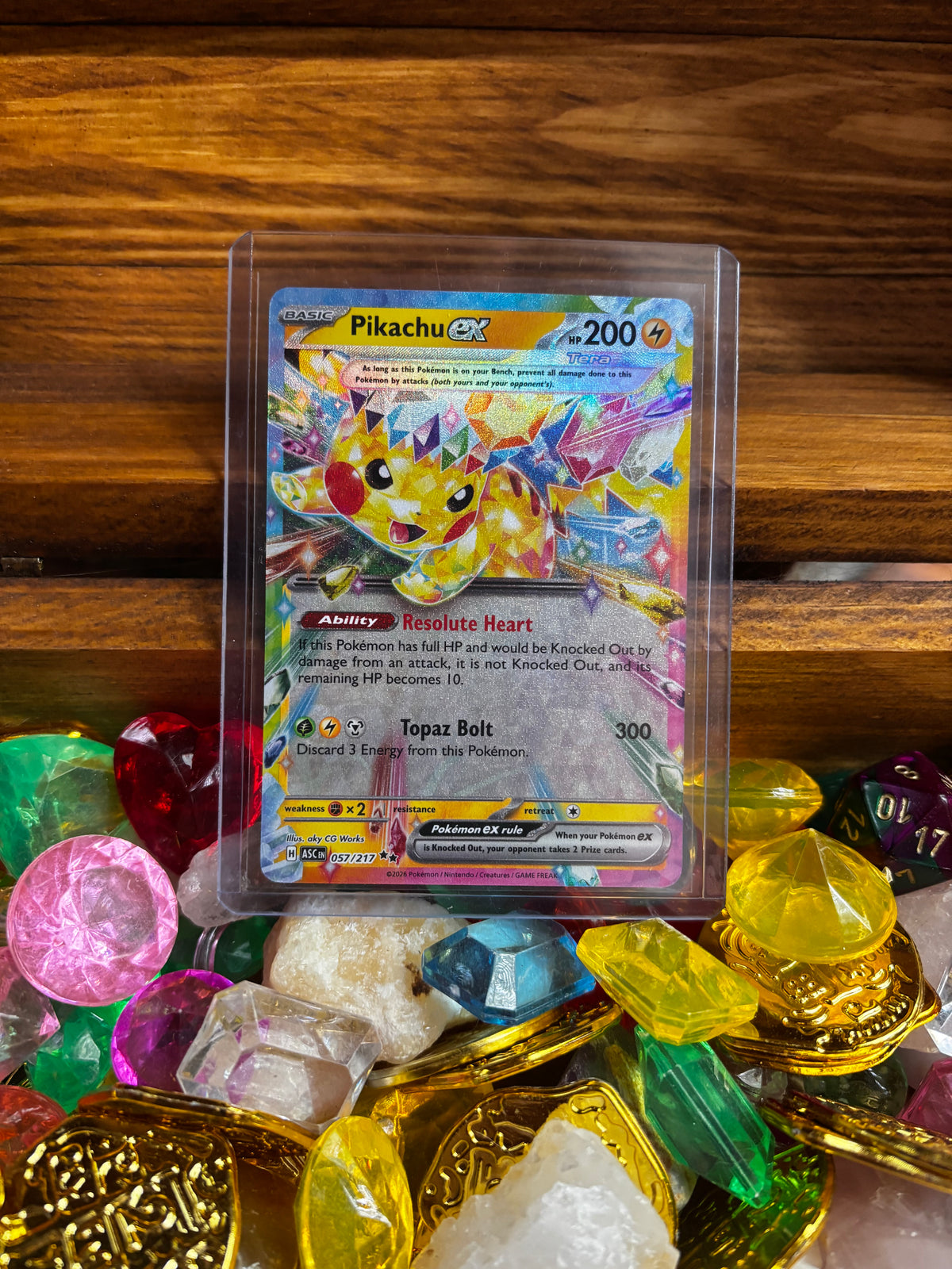 Pokémon TCG: Pikachu EX (057/217) Ascended Heroes
