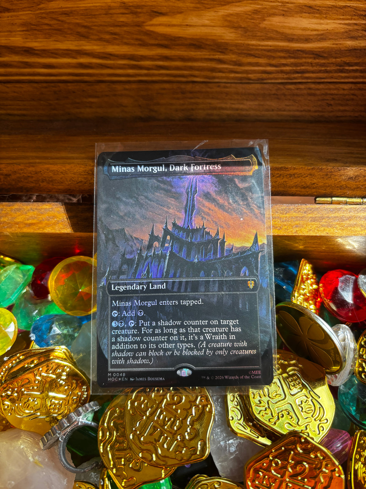 MTG: Minas Morgul, Dark Fortress, foil, The Hobbit