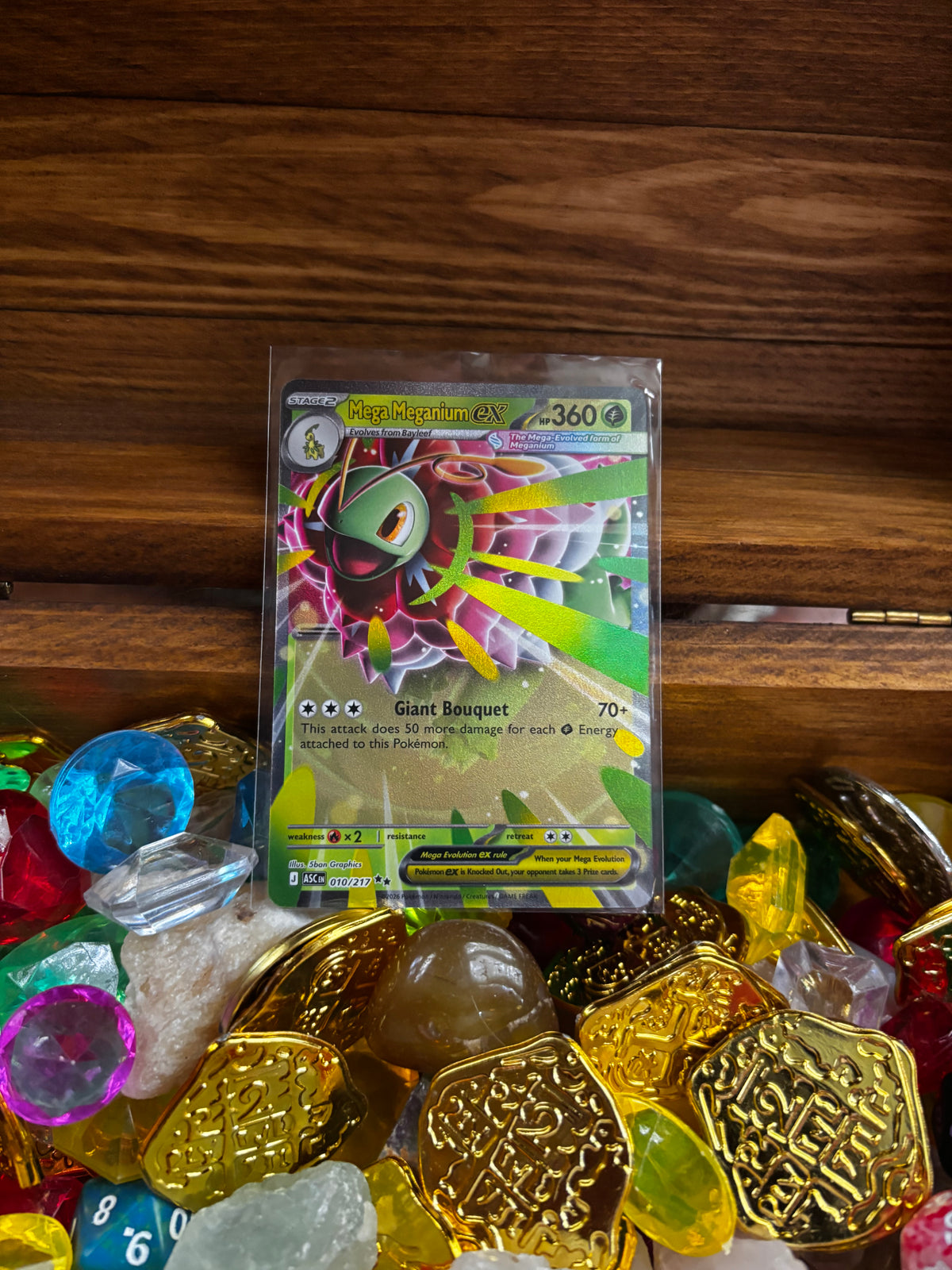 Pokémon TCG: Meganium EX (10/217) Ascended Heroes