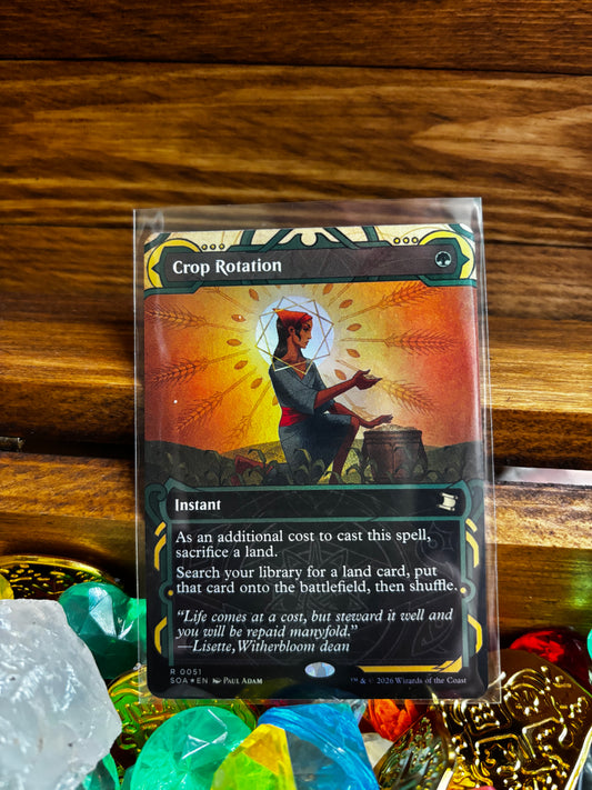 MTG: Crop Rotation, Secrets of Strixhaven. Foil.