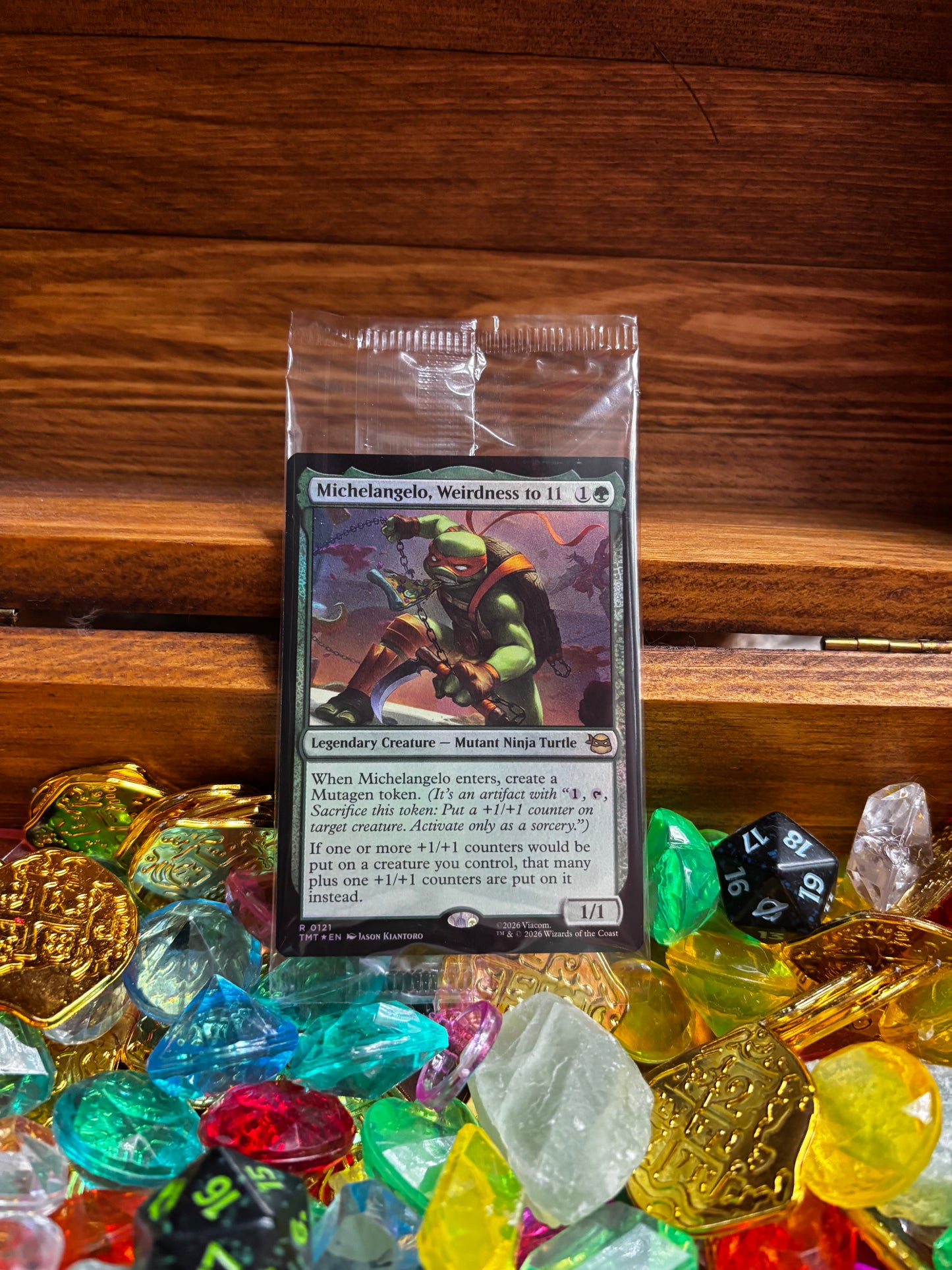 MTG: Michelangelo, Weirdness to 11, sealed promo