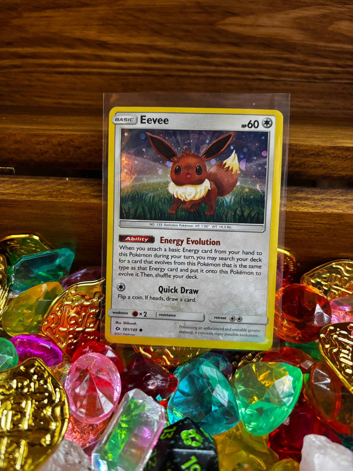Pokemon TCG: Eevee 101/149 Cosmos Holo