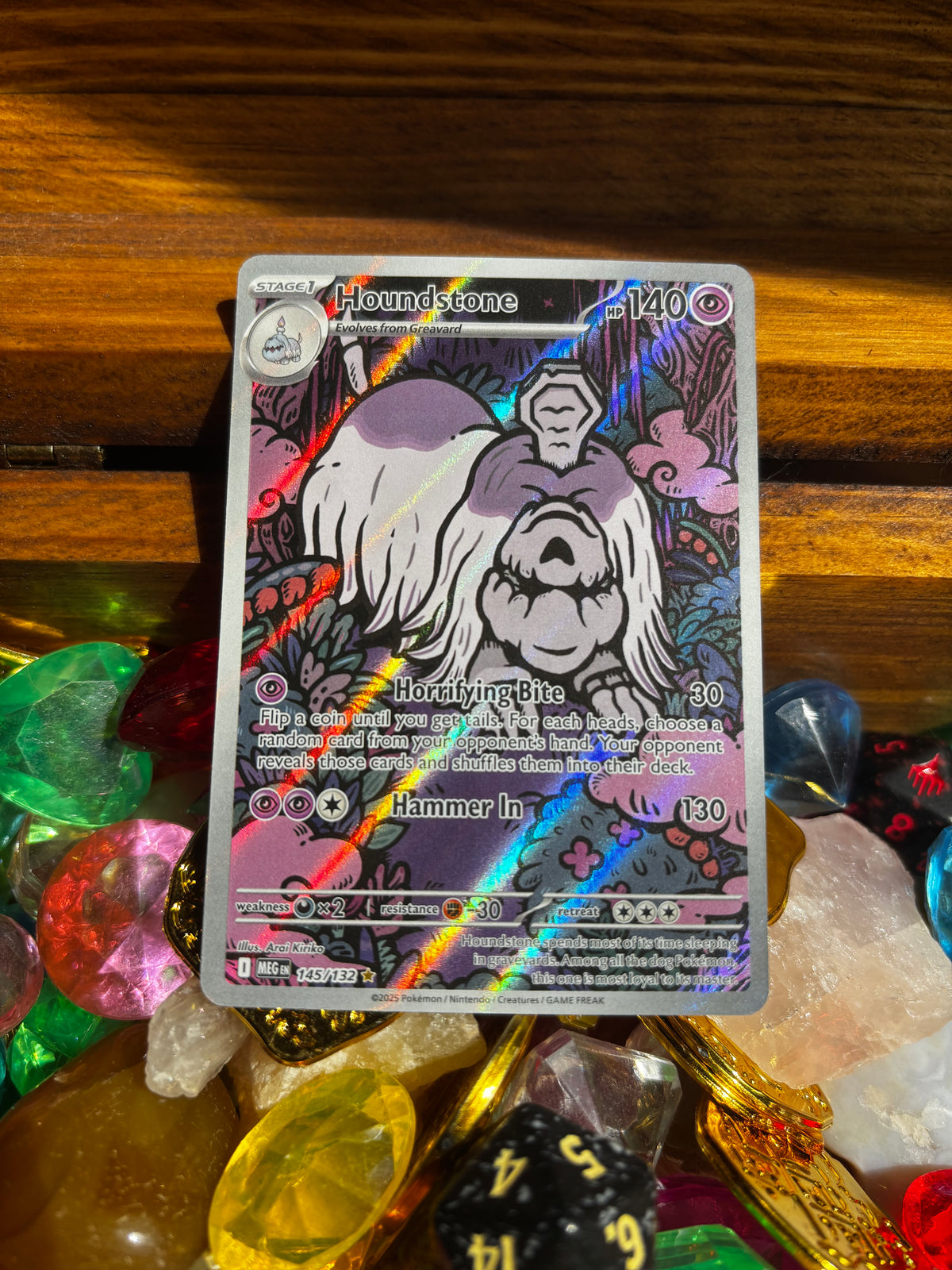 Pokémon TCG: Houndstone (145/132), Mega Evolution