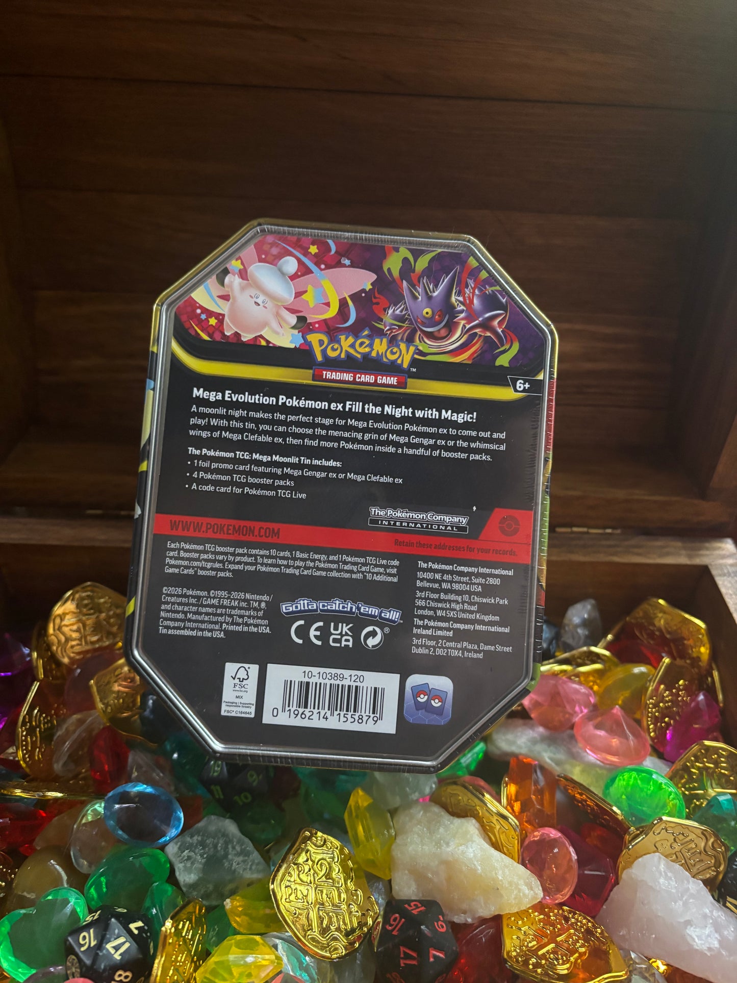 Pokémon TCG: Mega Moonlit Tin (Mega Gengar EX)