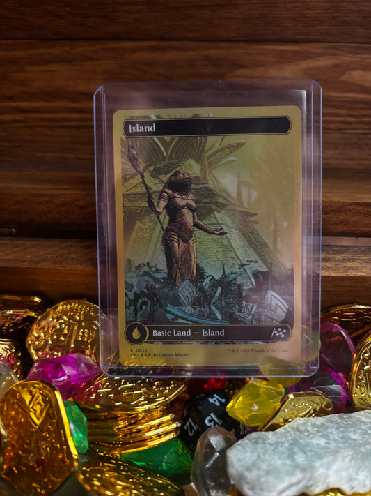 MTG: Island (0513), first place foil, AetherDrift