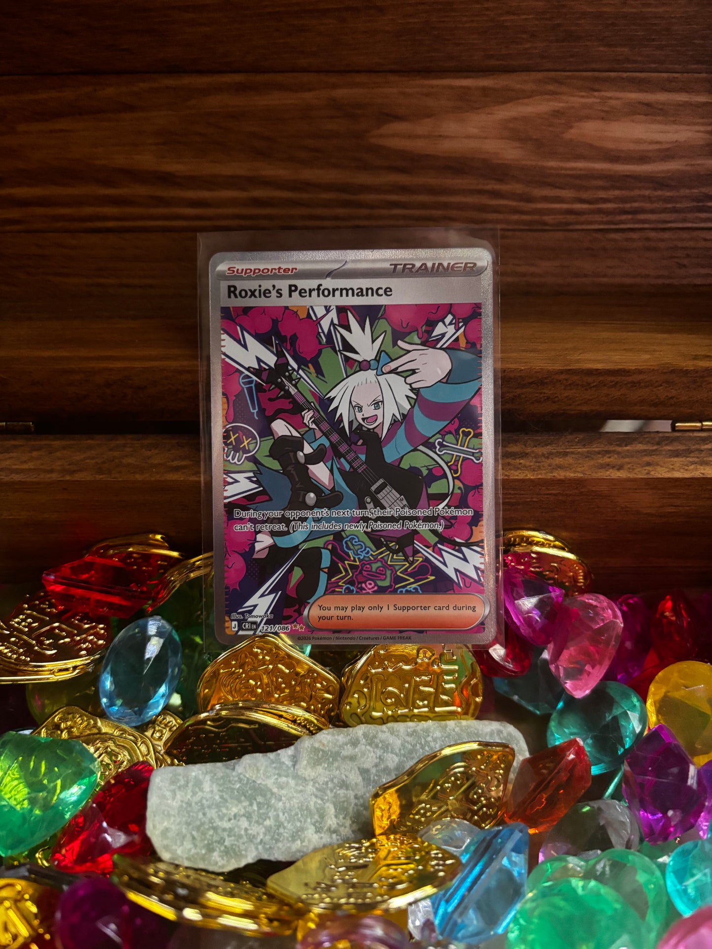 Pokémon TCG: Roxie’s Performance, 121/86, Chaos Rising