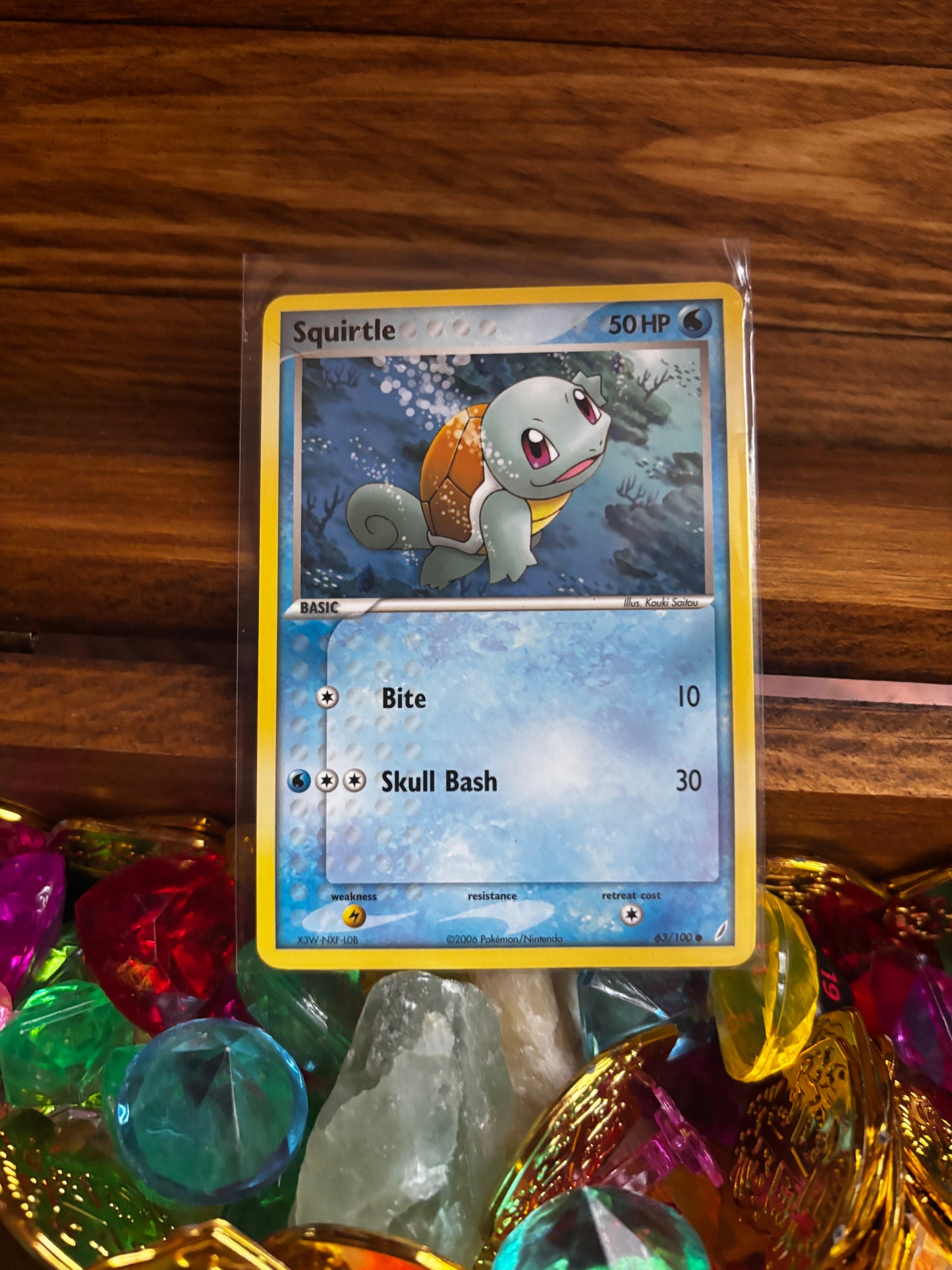 Pokémon TCG: Squirtle (63/100), EX Crystal Guardians