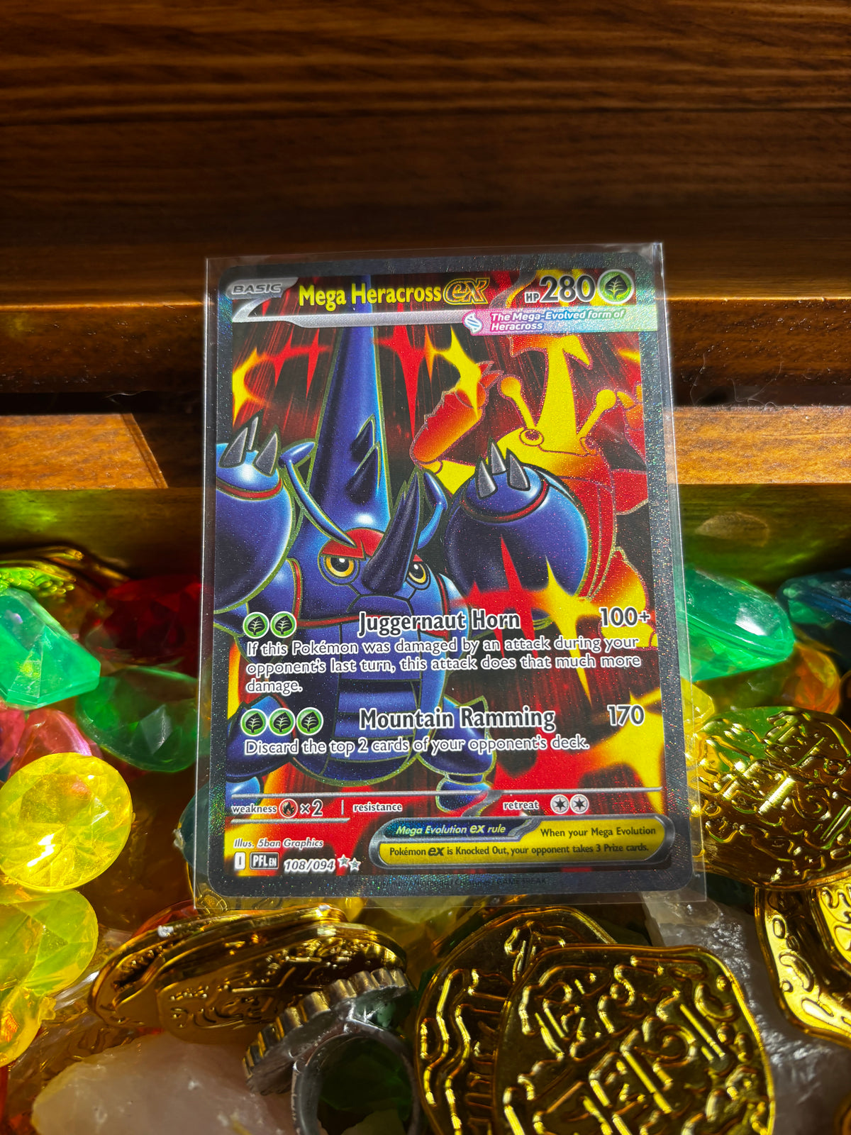 Pokémon TCG: Mega Heracross EX (108/94), Phantasmal Flames