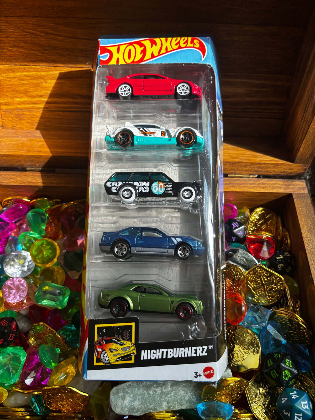 Hot Wheels: Nightburnerz 5-pack (UPC missing)